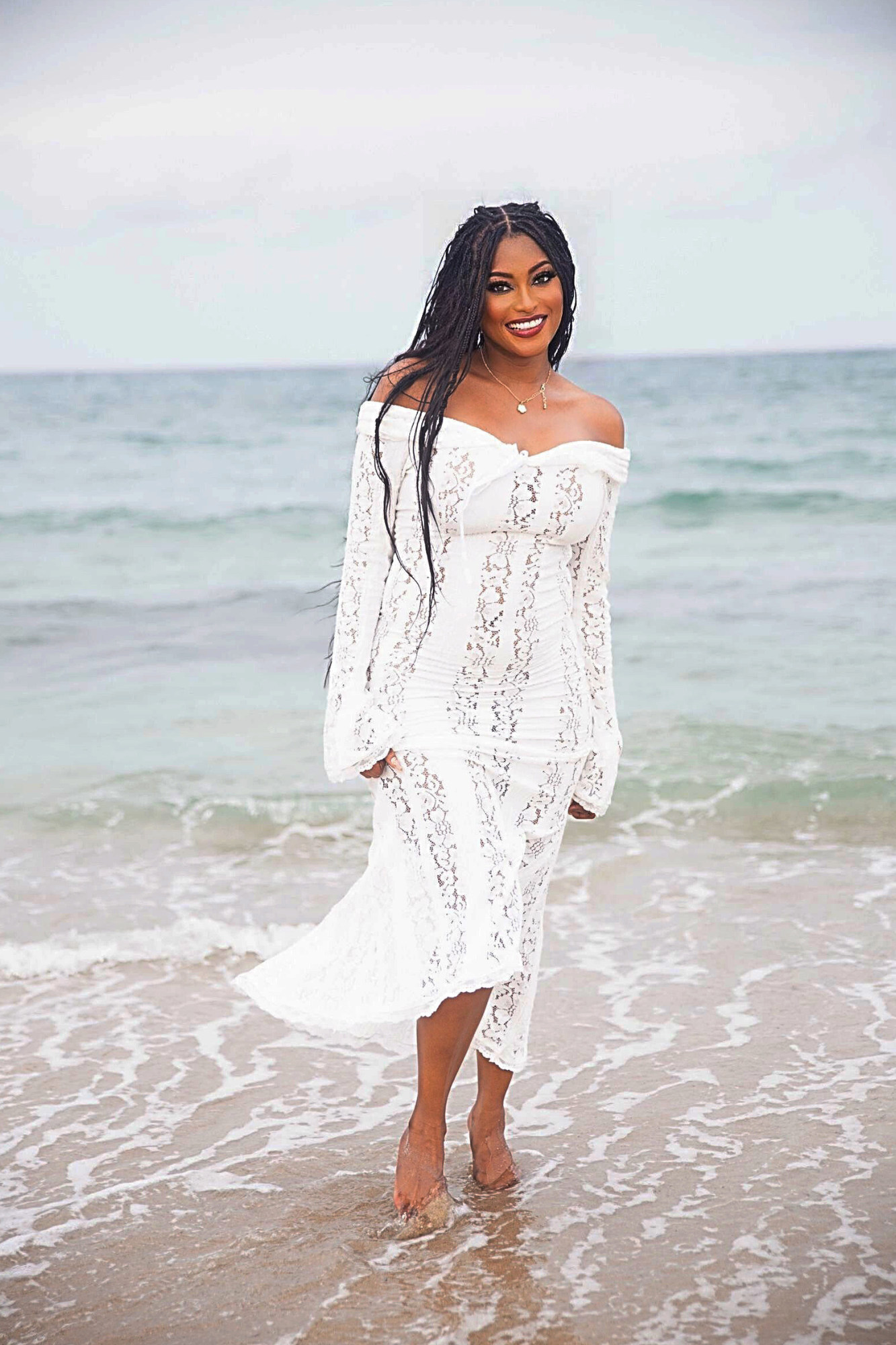 AMALFI DRESS - WHITE