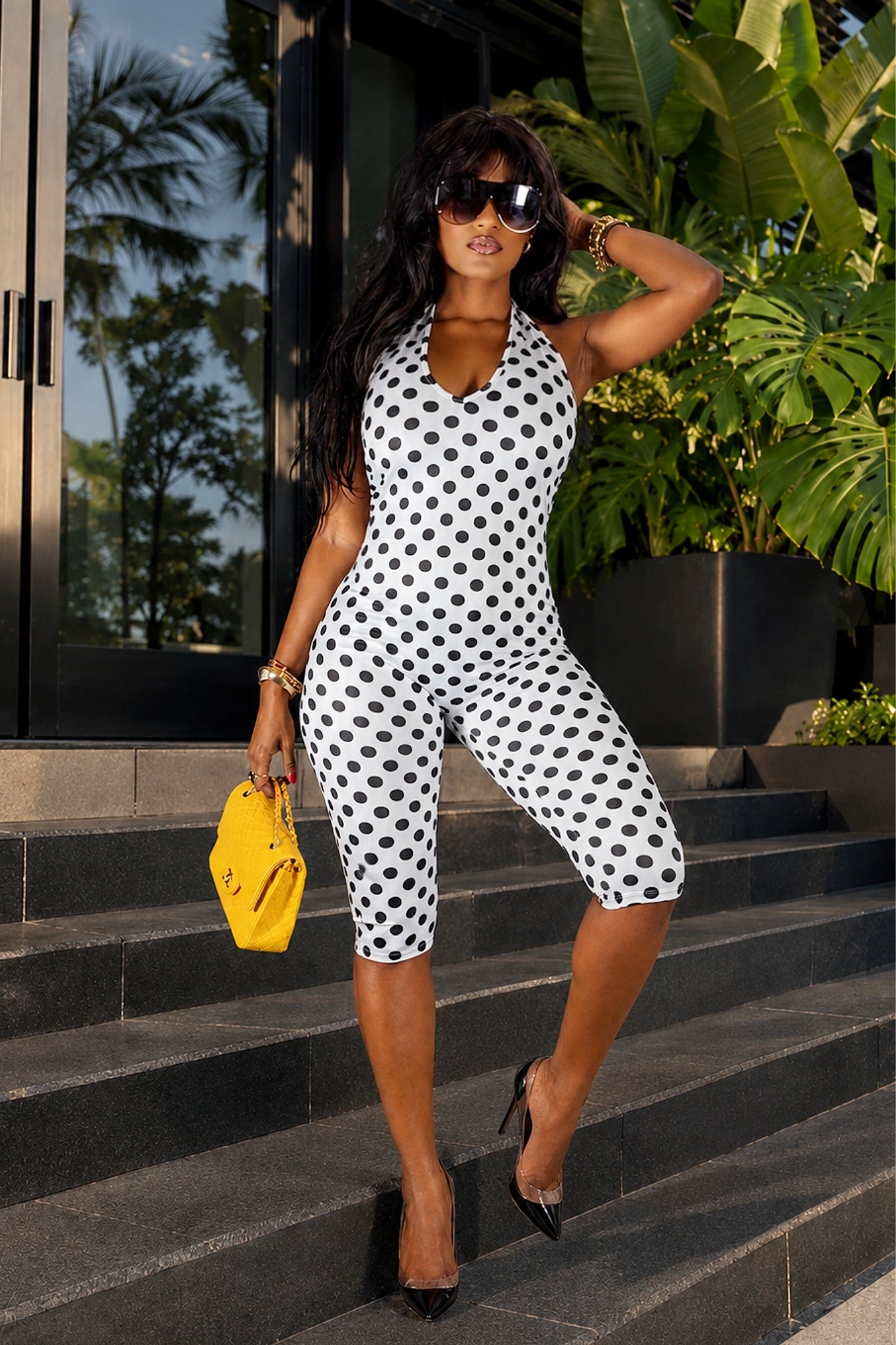 COOKIES & CREAM CAPRI JUMPSUIT
