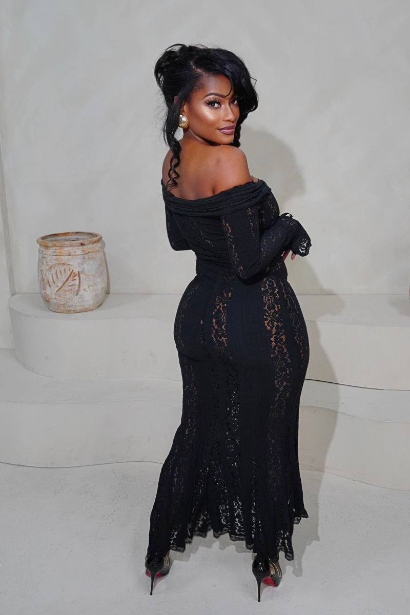 AMALFI DRESS - NOIR