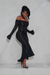 AMALFI DRESS - NOIR