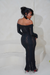 AMALFI DRESS - NOIR