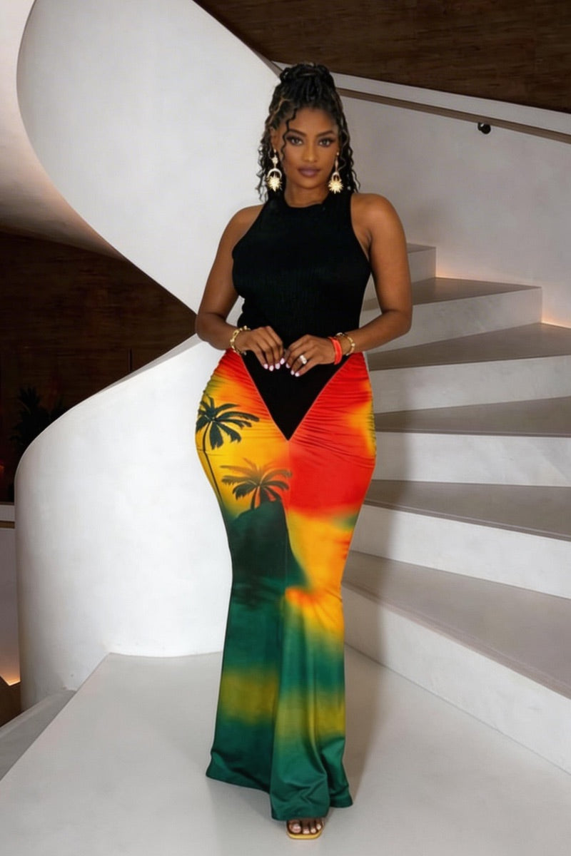 TROPIC MUSE MAXI DRESS