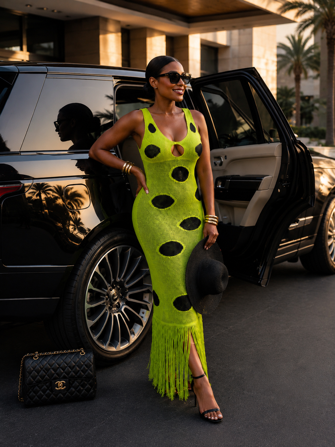 THE LIMONCELLO FRINGE MAXI DRESS