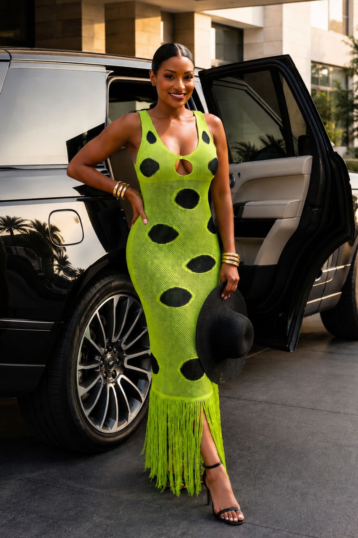 THE LIMONCELLO FRINGE MAXI DRESS