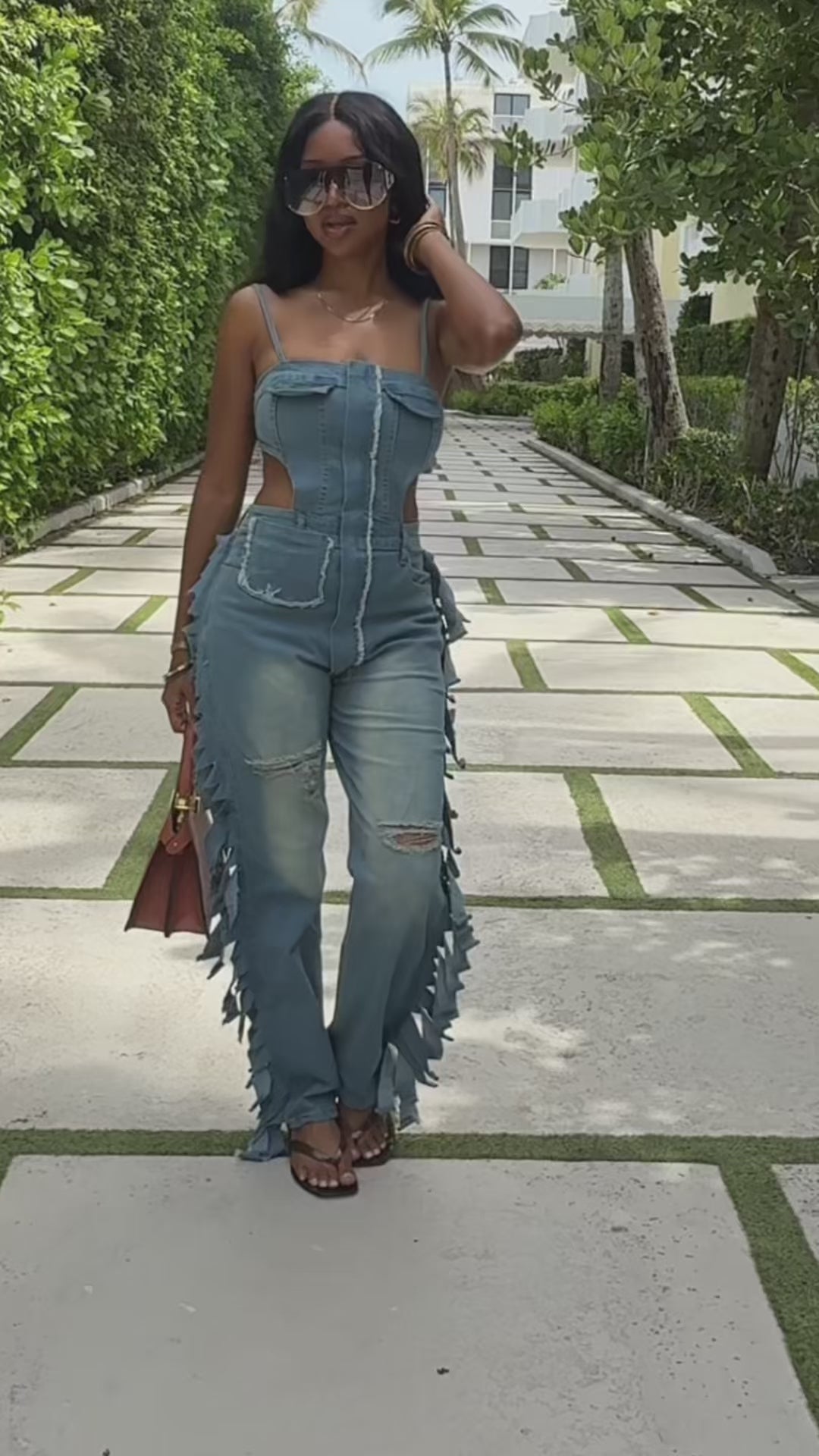 THE COASTAL HEIRESS DENIM JUMPSUIT